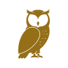brown owl silhouette on a plain background representing wisdom and knowledge with connections to 6 key concepts